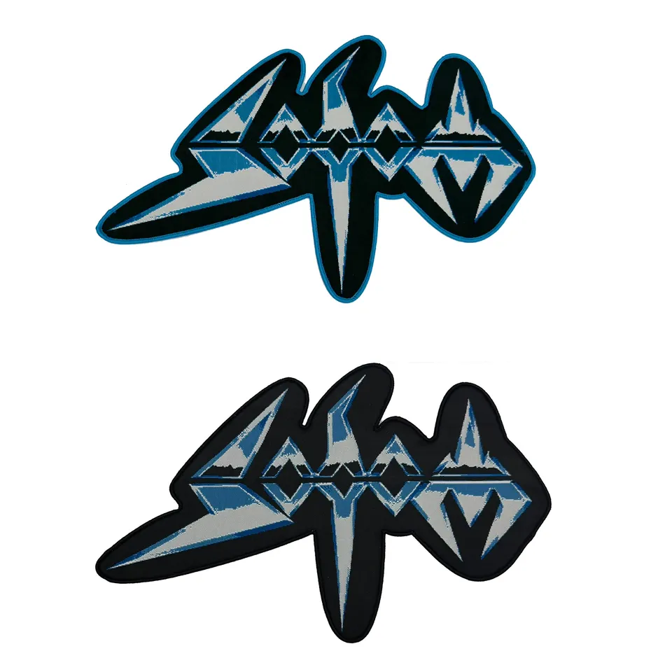 sodom-logo-patch-tiss-oversized-12-pouces-noir image 1