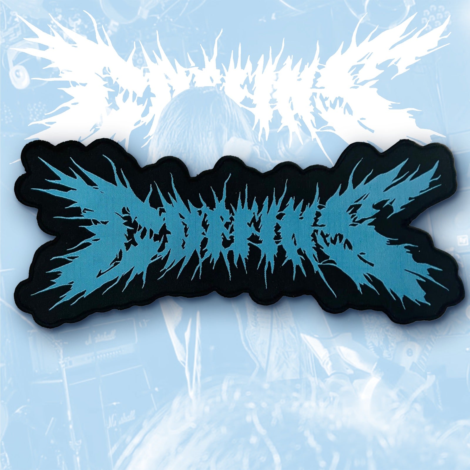 coffins-logo-shaped-patch-tiss-oversize-bordure-noire image 2