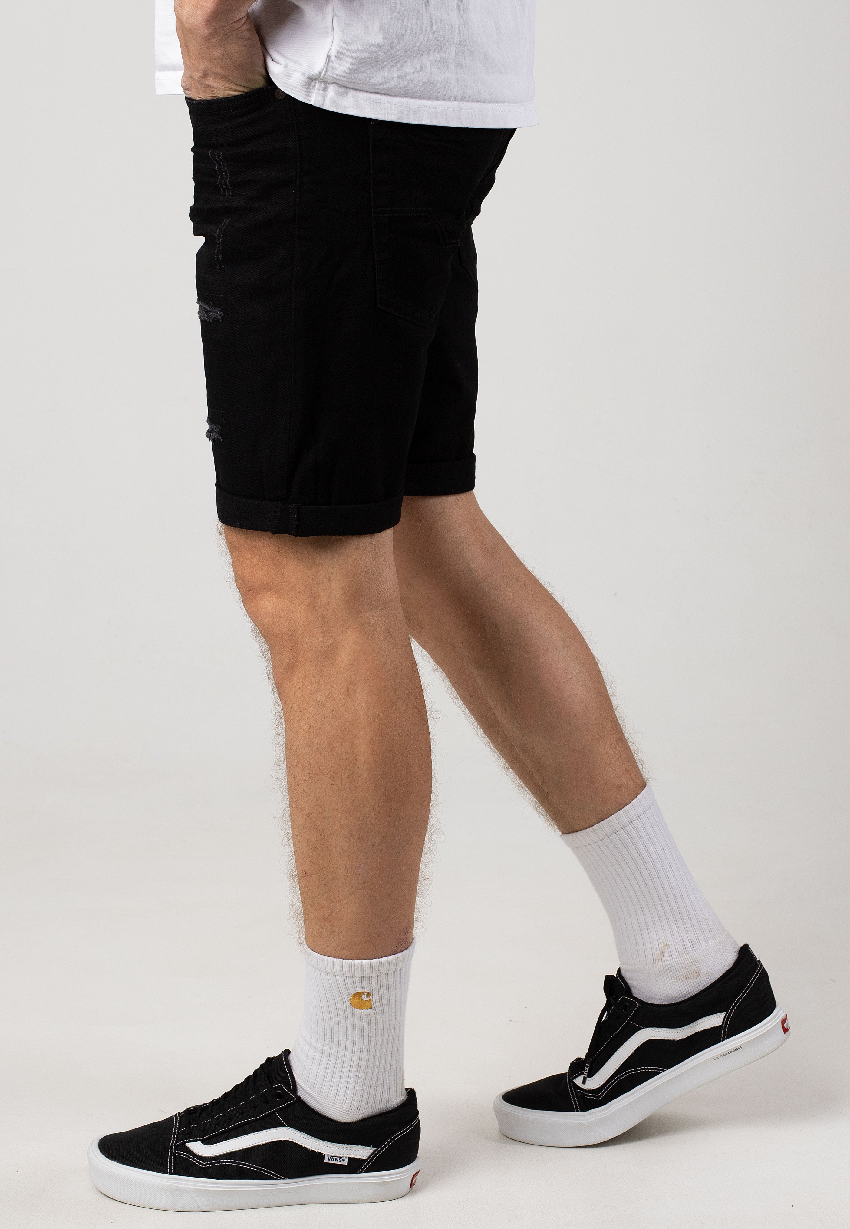 indicode-kaden-holes-ultra-black-short-jean-noir-homme image 3