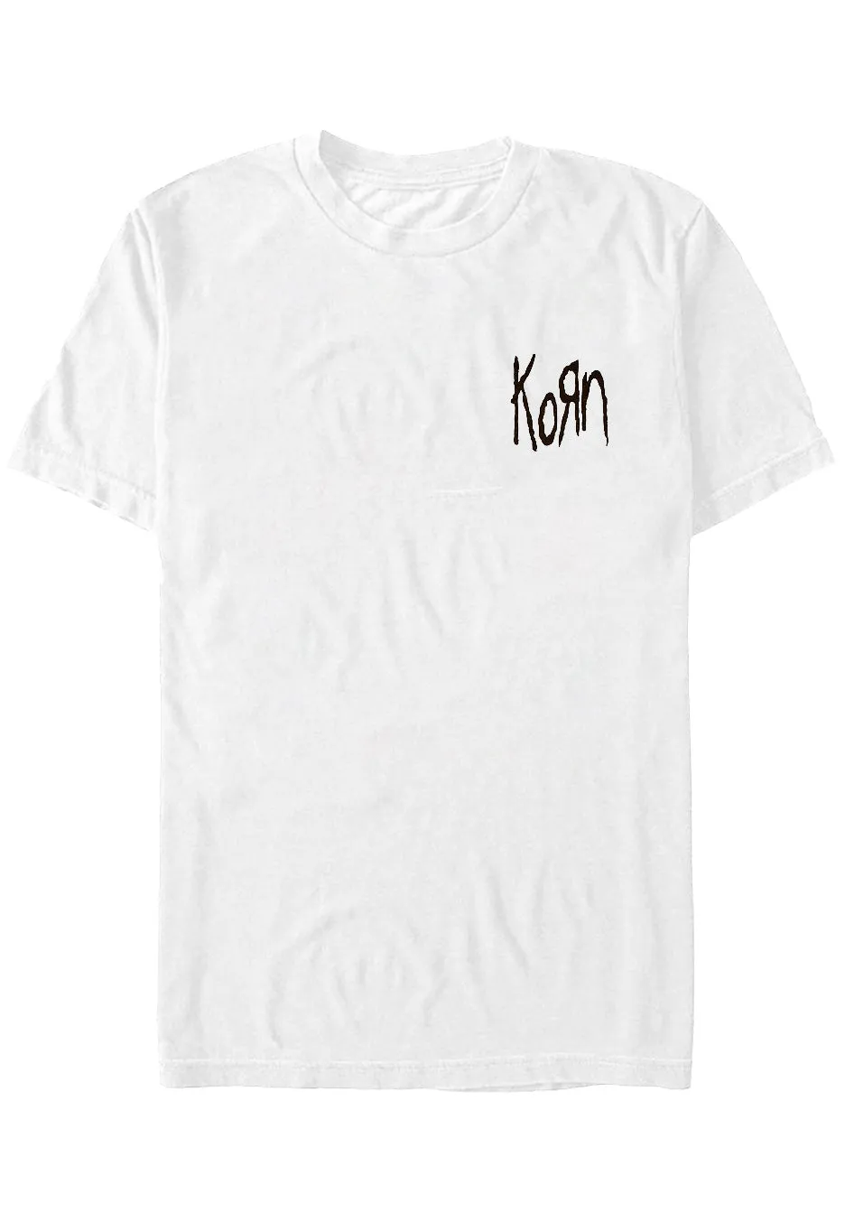 korn-scratched-type-white-t-shirt-blanc-homme image 1
