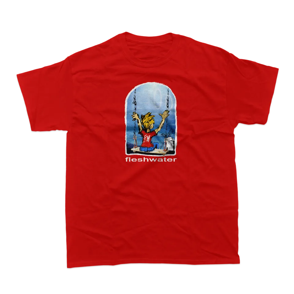 fleshwater-swing-t-shirt-noir-coton-comfort-colors image 1