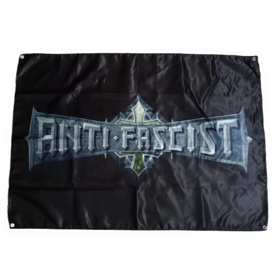anti-fascist-death-metal-drapeau-textile-100x70 image 1