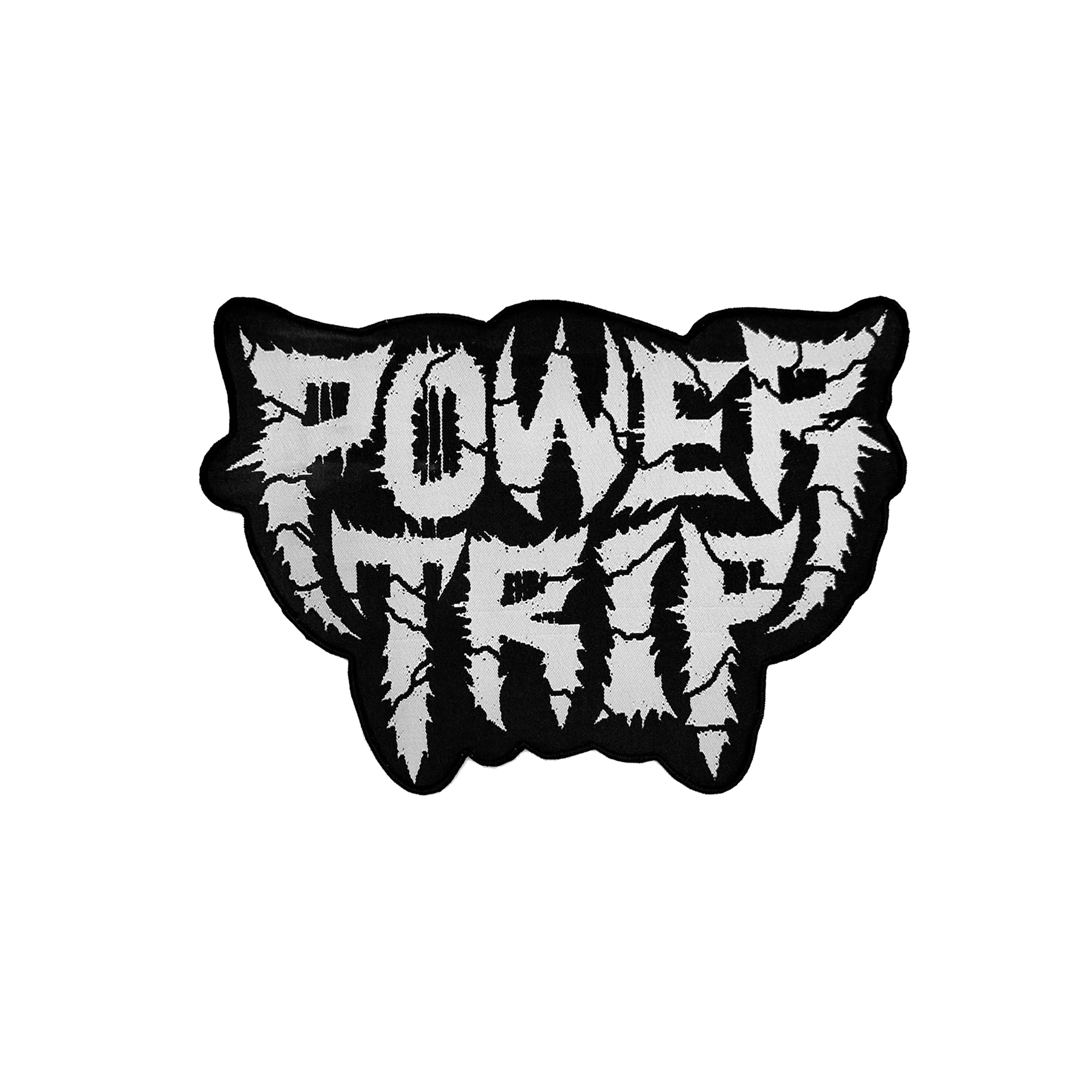 power-trip-logo-patch-tiss-oversized-bordure-noire image 2