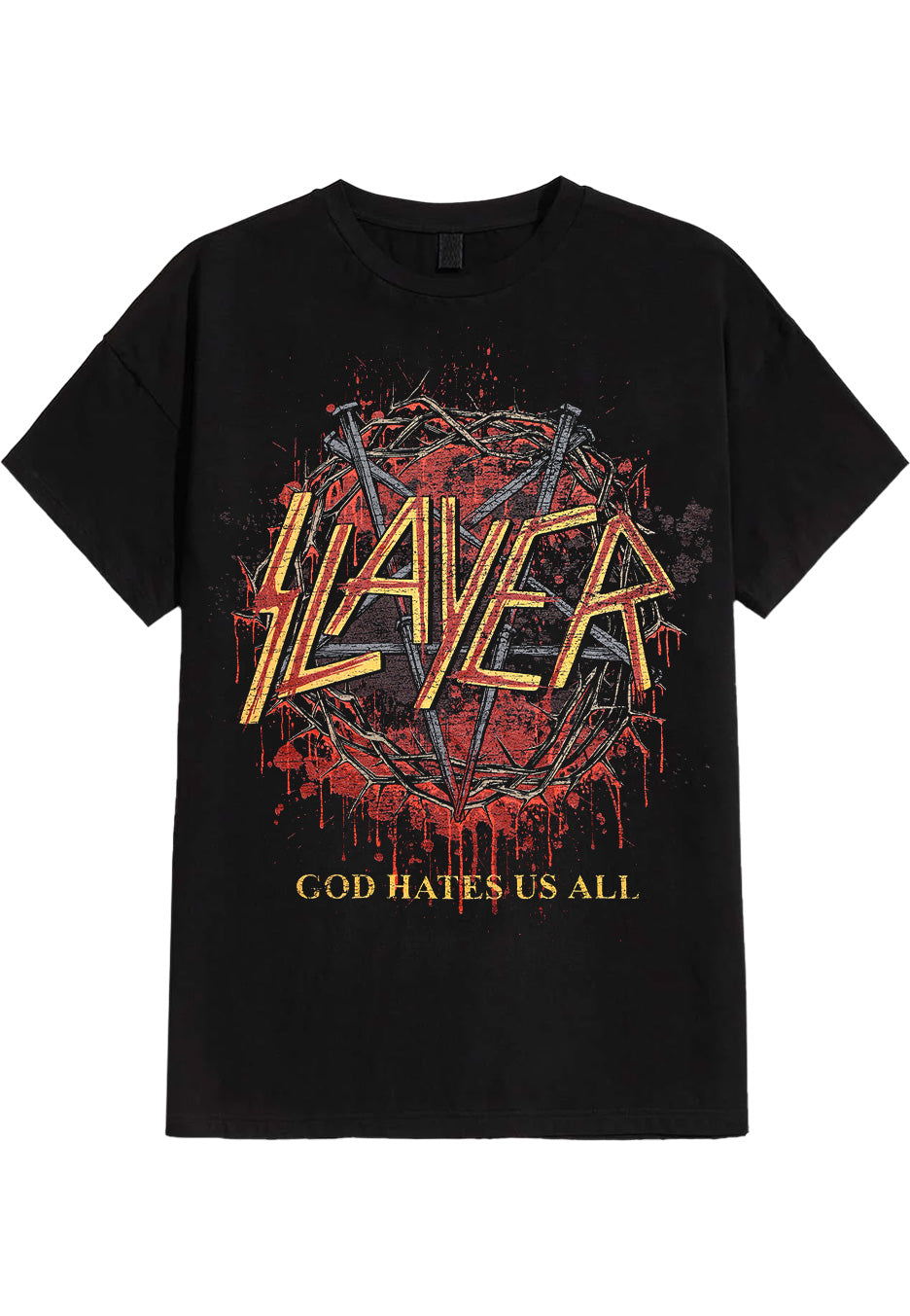 slayer-god-hates-us-all-t-shirt-noir-thrash-metal image 1