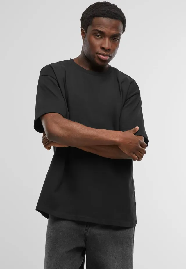 urban-classics-relaxed-dropped-shoulder-t-shirt-noir-homme image 1