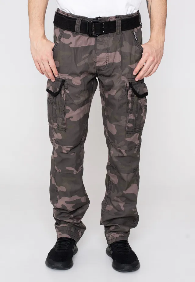 surplus-premium-slimmy-pantalon-cargo-camouflage-noir image 1