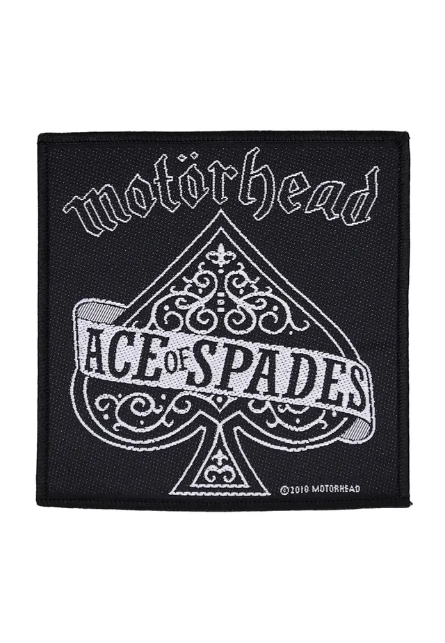 mot-rhead-ace-of-spades-patch-cusson-noir-taille-unique image 1