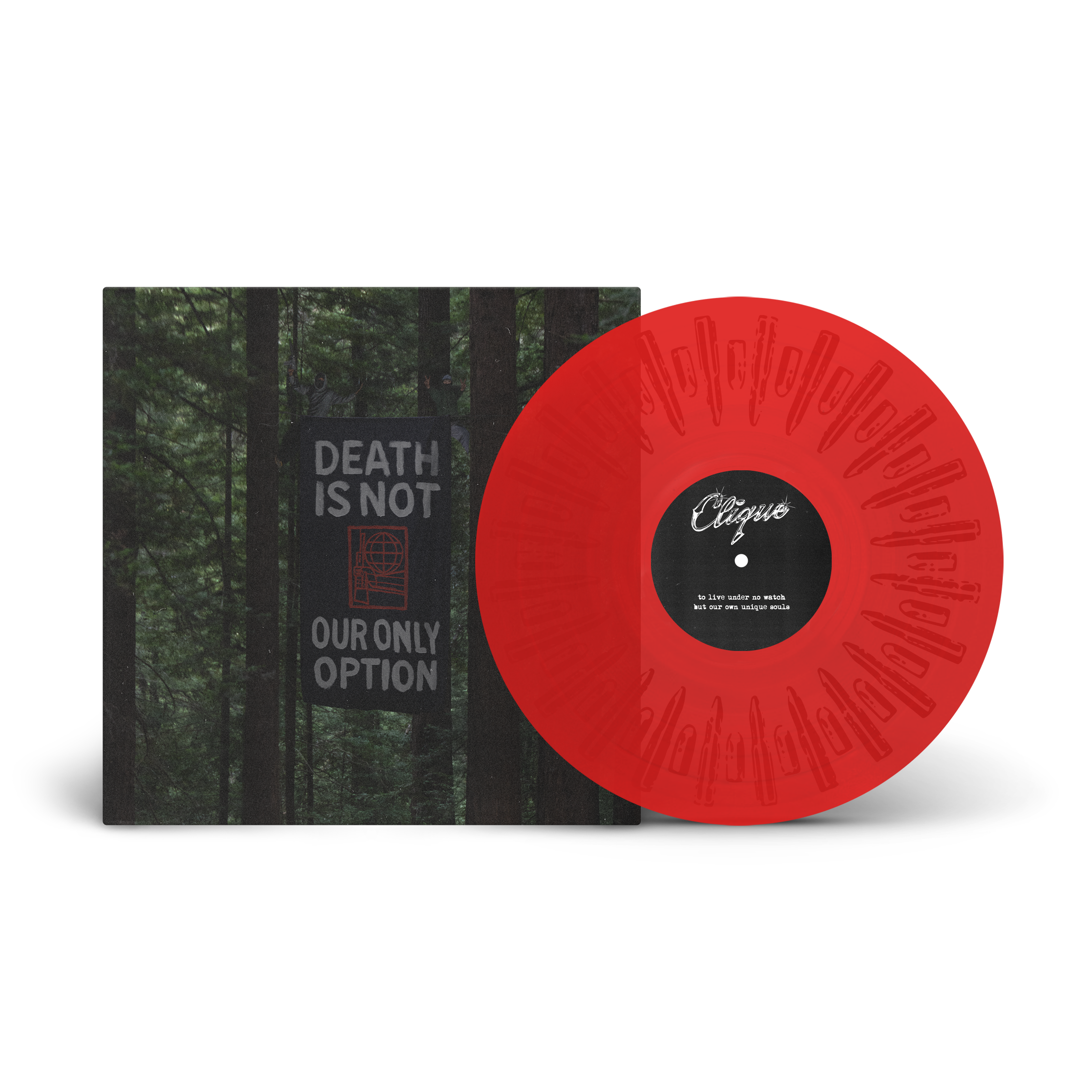 clique-death-is-not-our-only-option-ep-vinyle-vert image 6