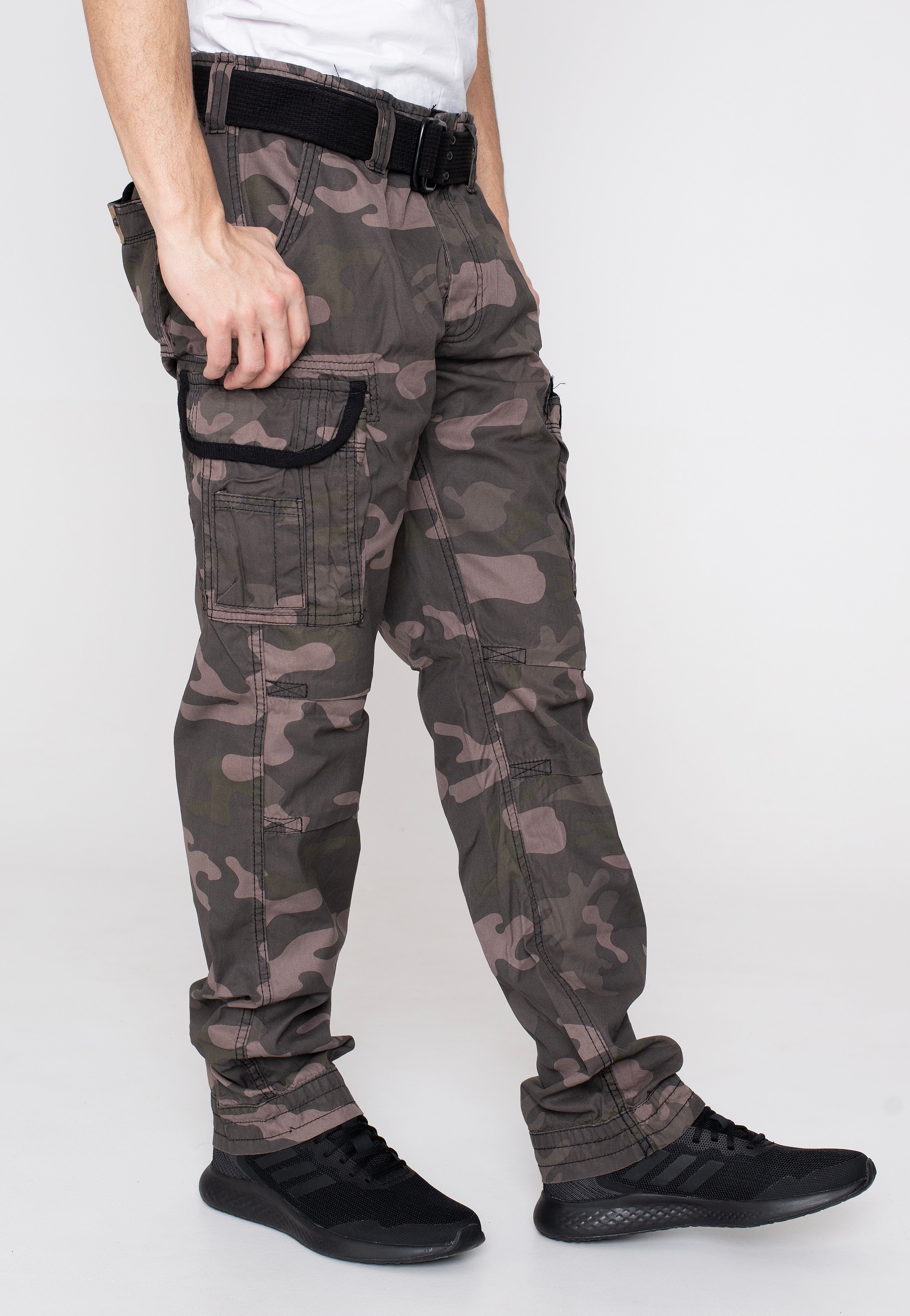 surplus-premium-slimmy-pantalon-cargo-camouflage-noir image 3
