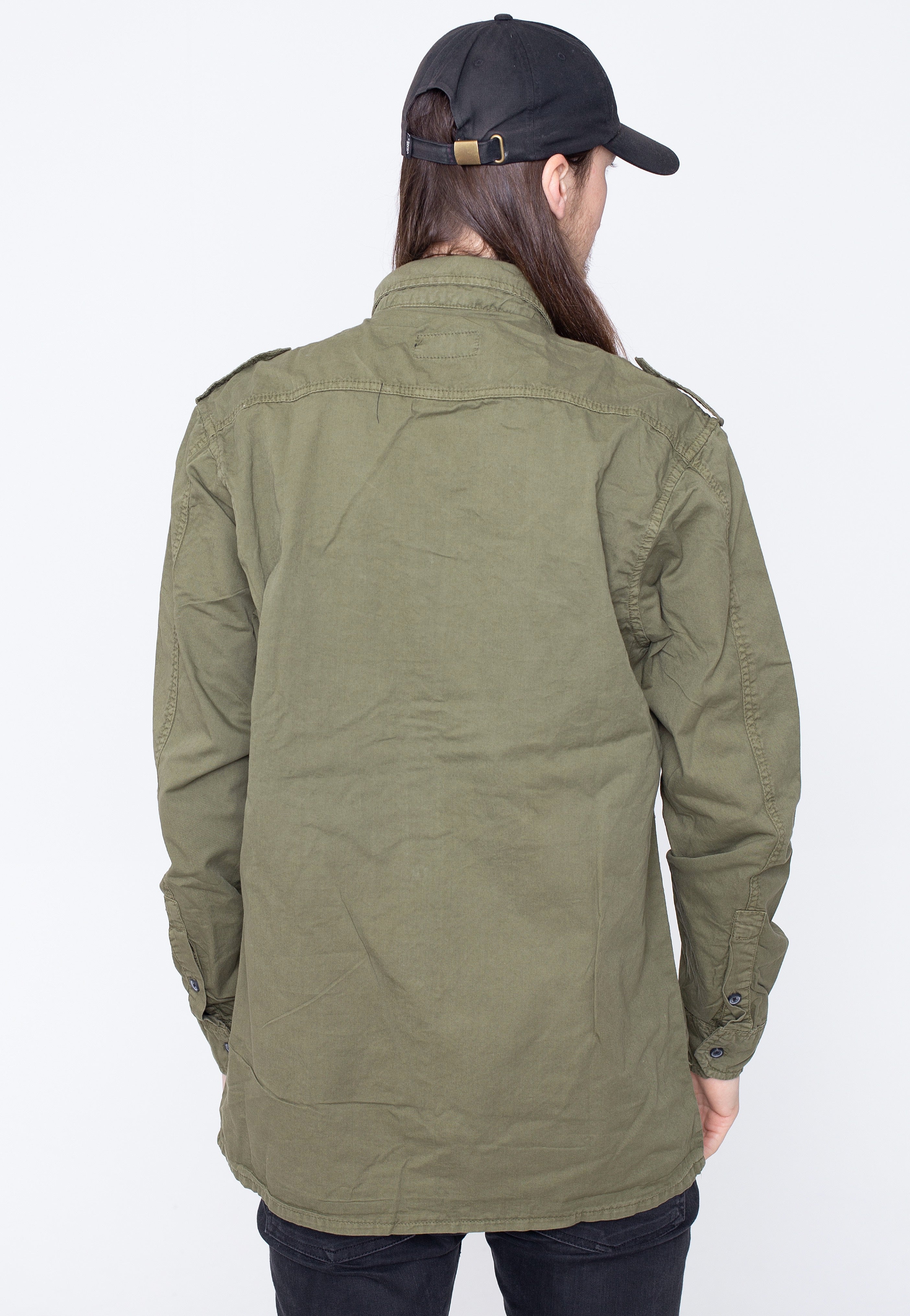 surplus-m65-basic-long-arm-chemise-olive-homme image 3