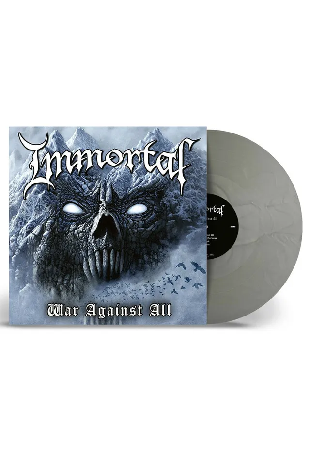 immortal-war-against-all-vinyle-lp-argent-black-metal image 1