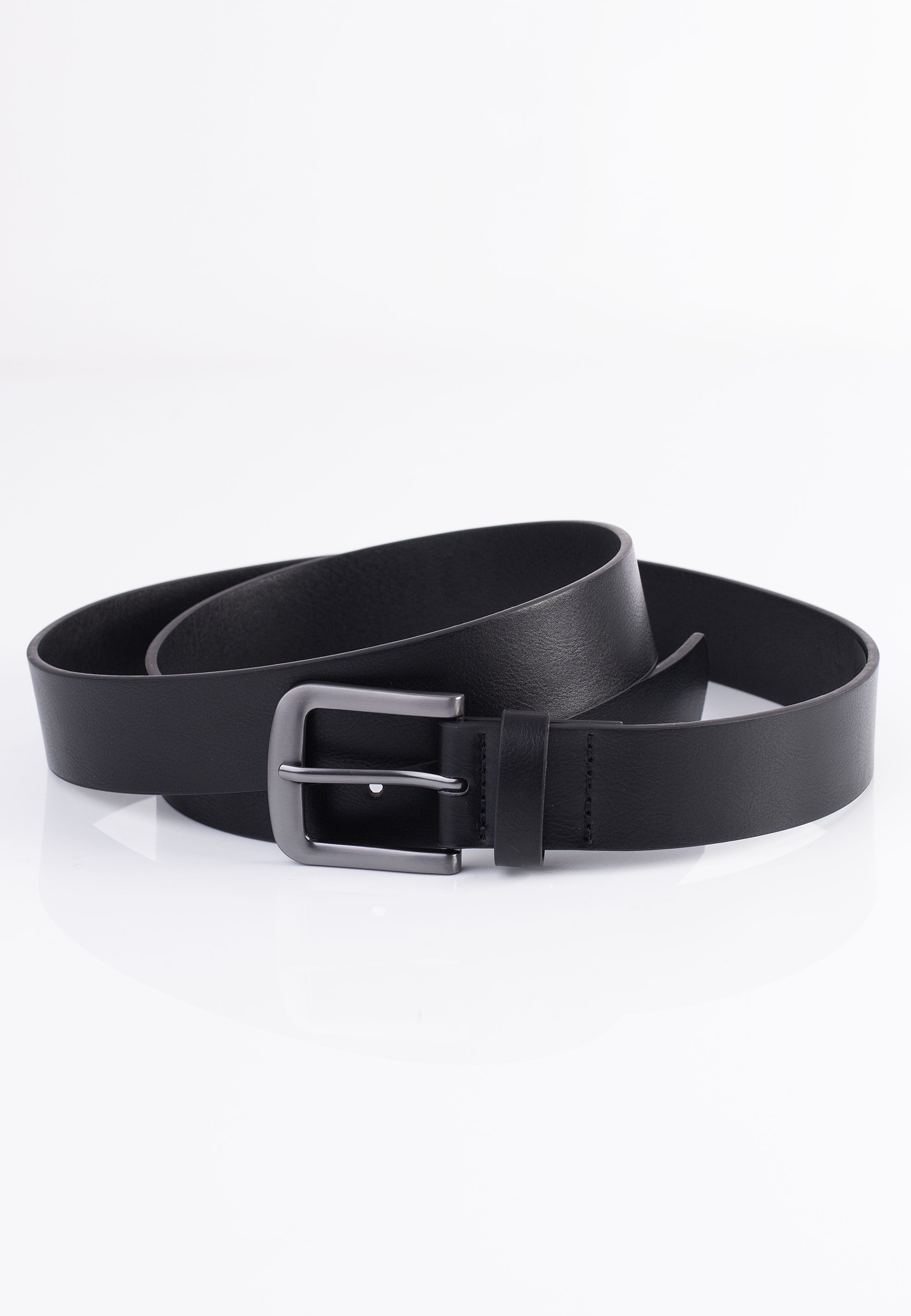 urban-classics-ceinture-noir-argent-simili-cuir image 4
