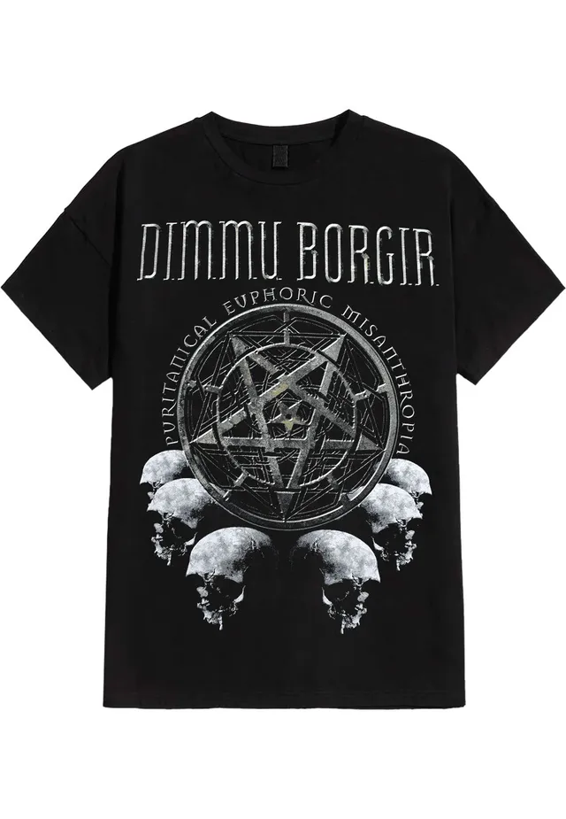 dimmu-borgir-puritanical-t-shirt-noir-skulls image 1