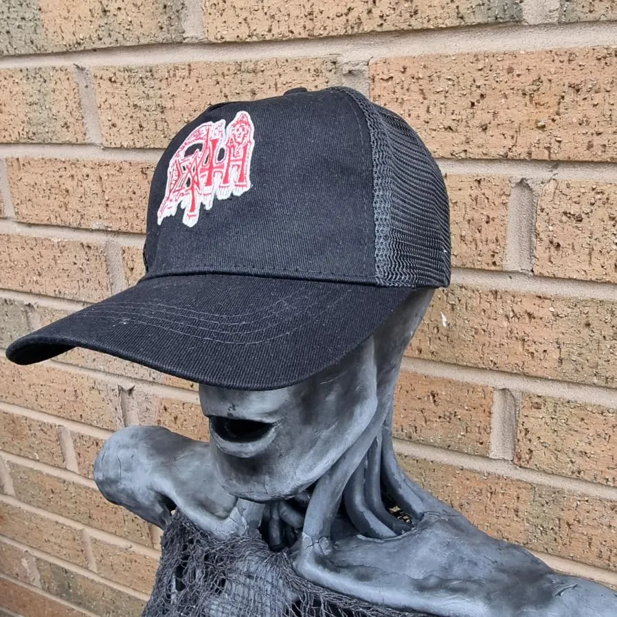 783punx-caps-death-logo-trucker-casquette-phosphorescente image 1