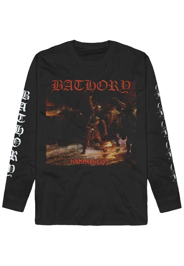 bathory-hammerheart-longsleeve-homme-noir-black-metal image 1