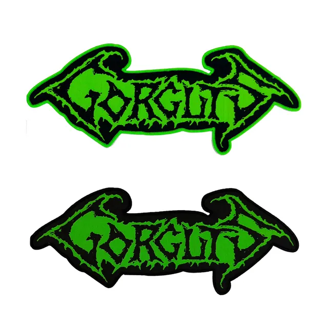 gorguts-logo-patch-tiss-oversized-bordure-noire image 1