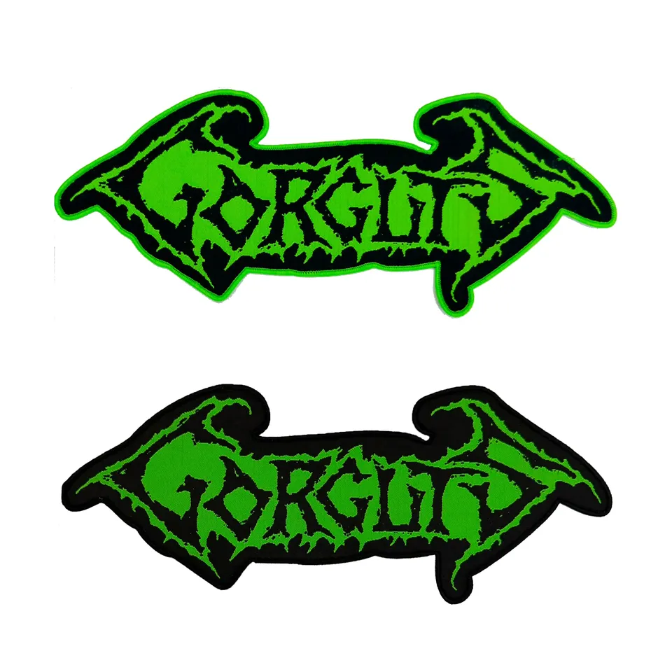 gorguts-logo-patch-tiss-oversized-bordure-noire image 1