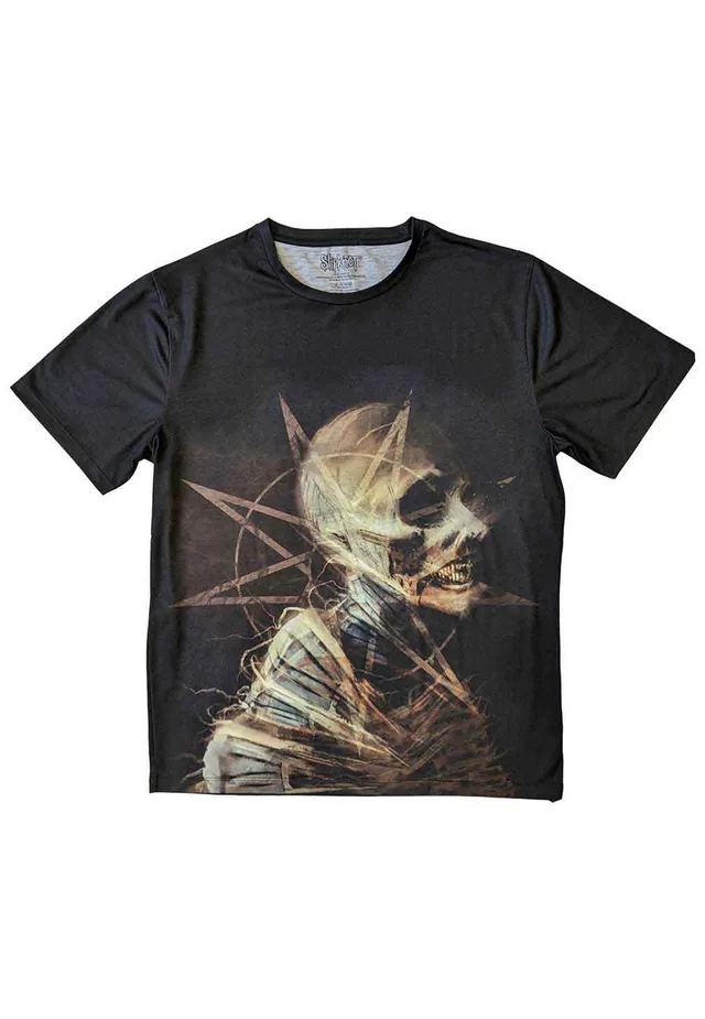 slipknot-profile-t-shirt-noir-metal-homme-taille-l image 1
