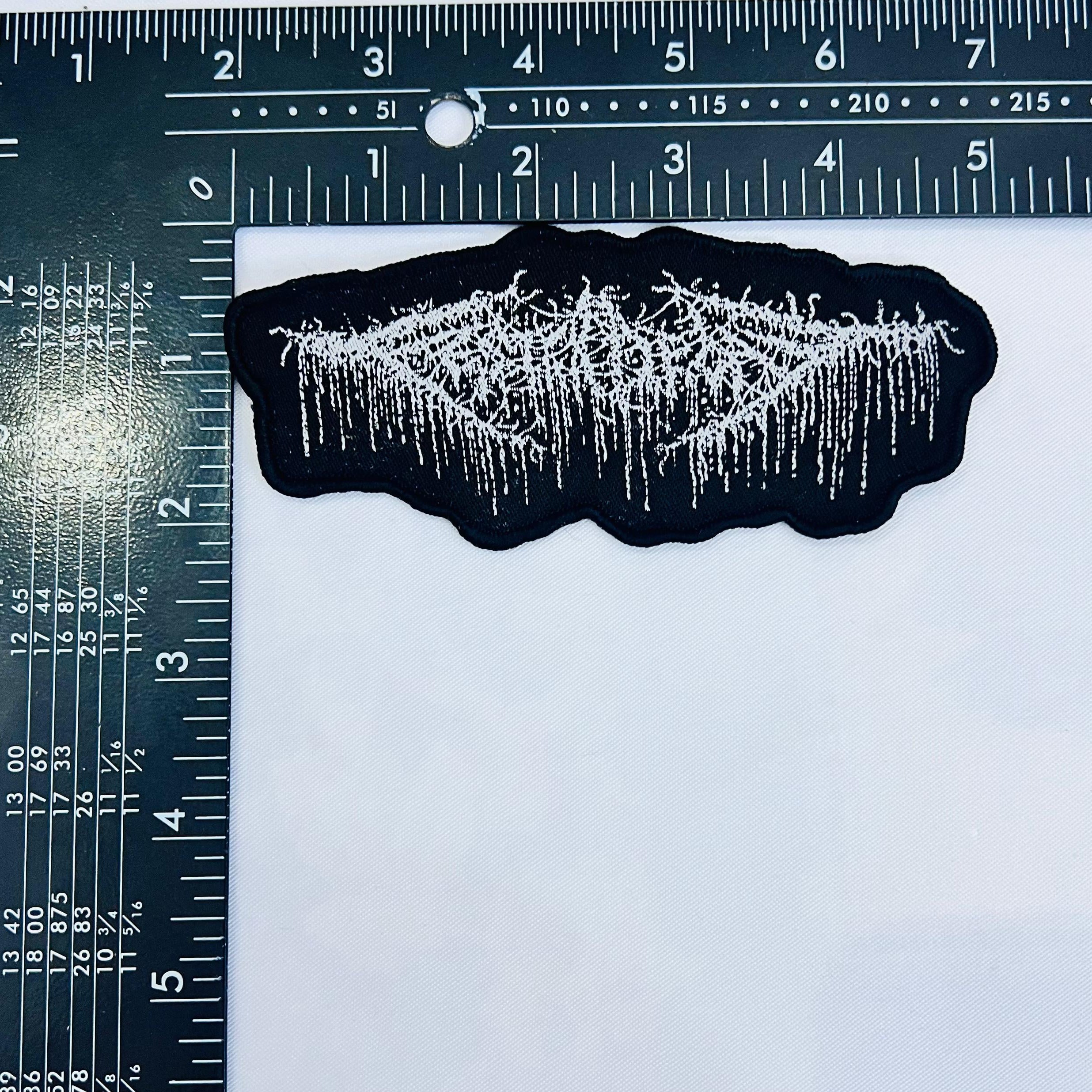 festerdecay-logo-patch-tiss-petit-bordure-noire image 3