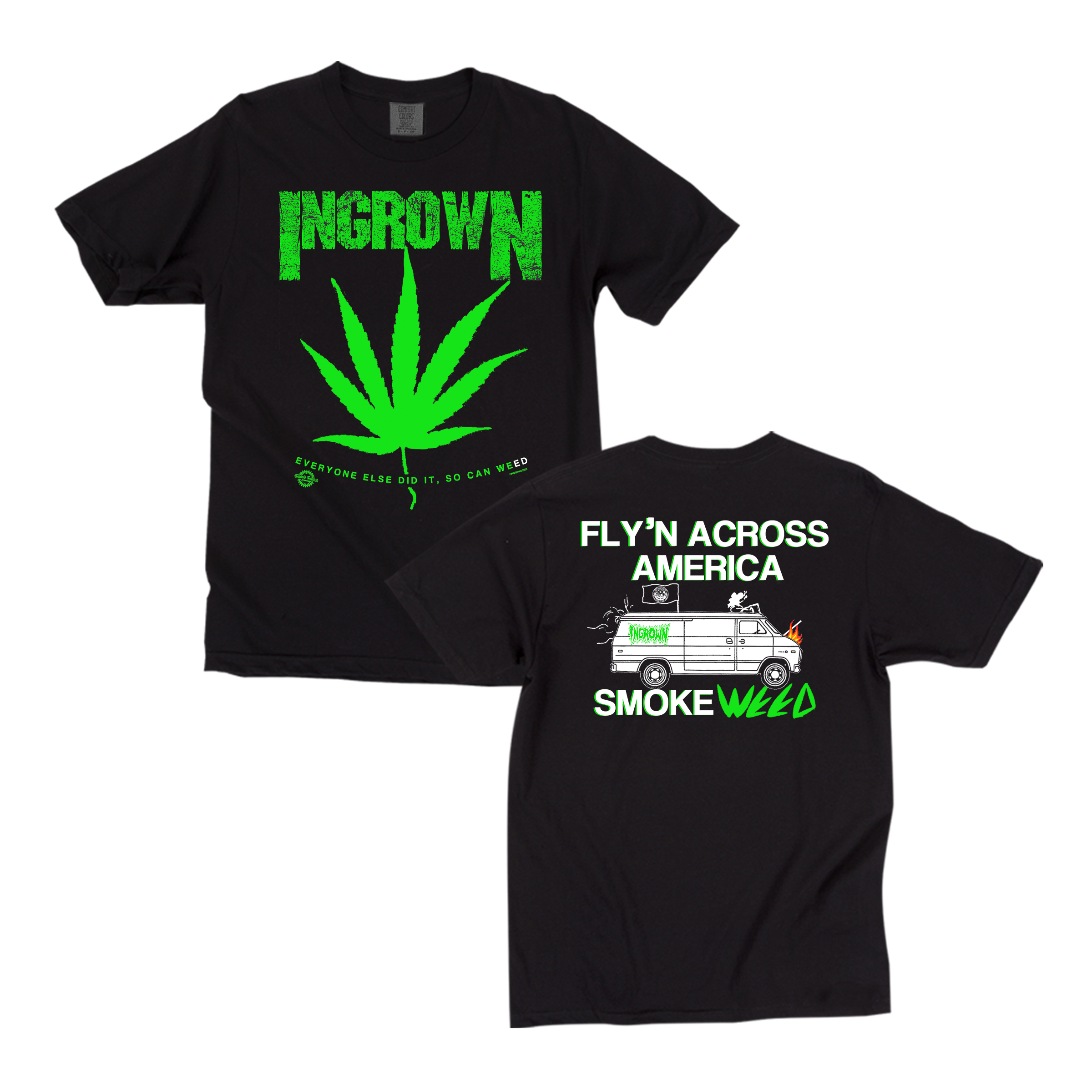 ingrown-fly-n-t-shirt-noir-l-coton-lourd image 1