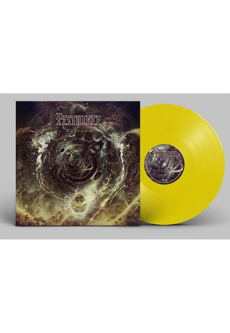 pestilence-exitivm-vinyle-jaune-death-metal-lp image 1
