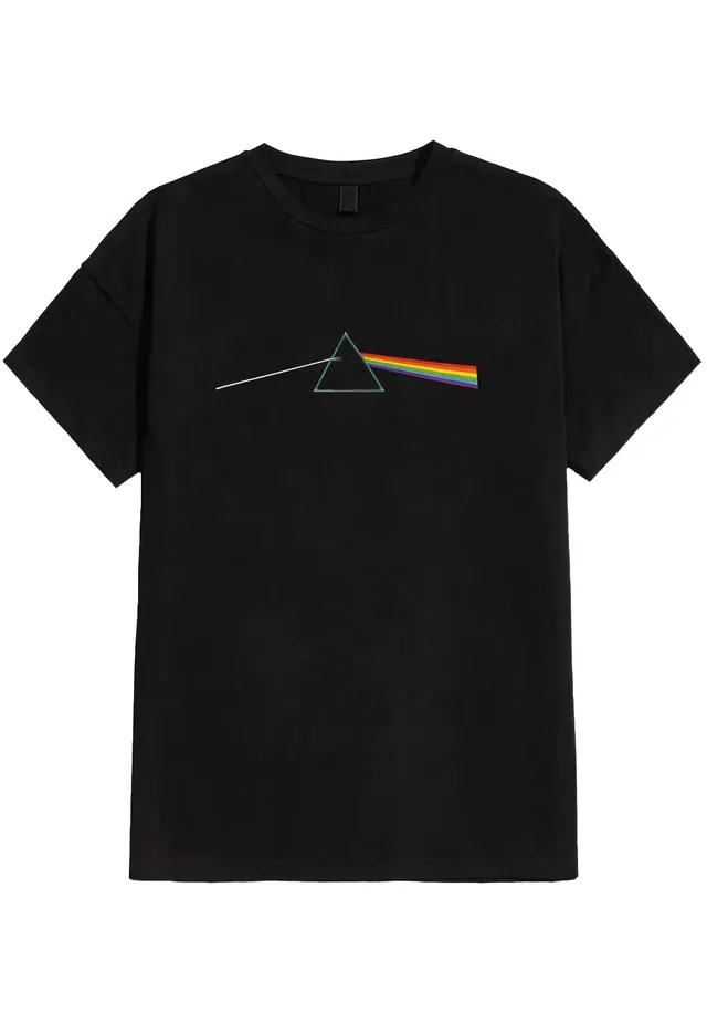 pink-floyd-dark-side-of-the-moon-plain-t-shirt-noir-m image 1