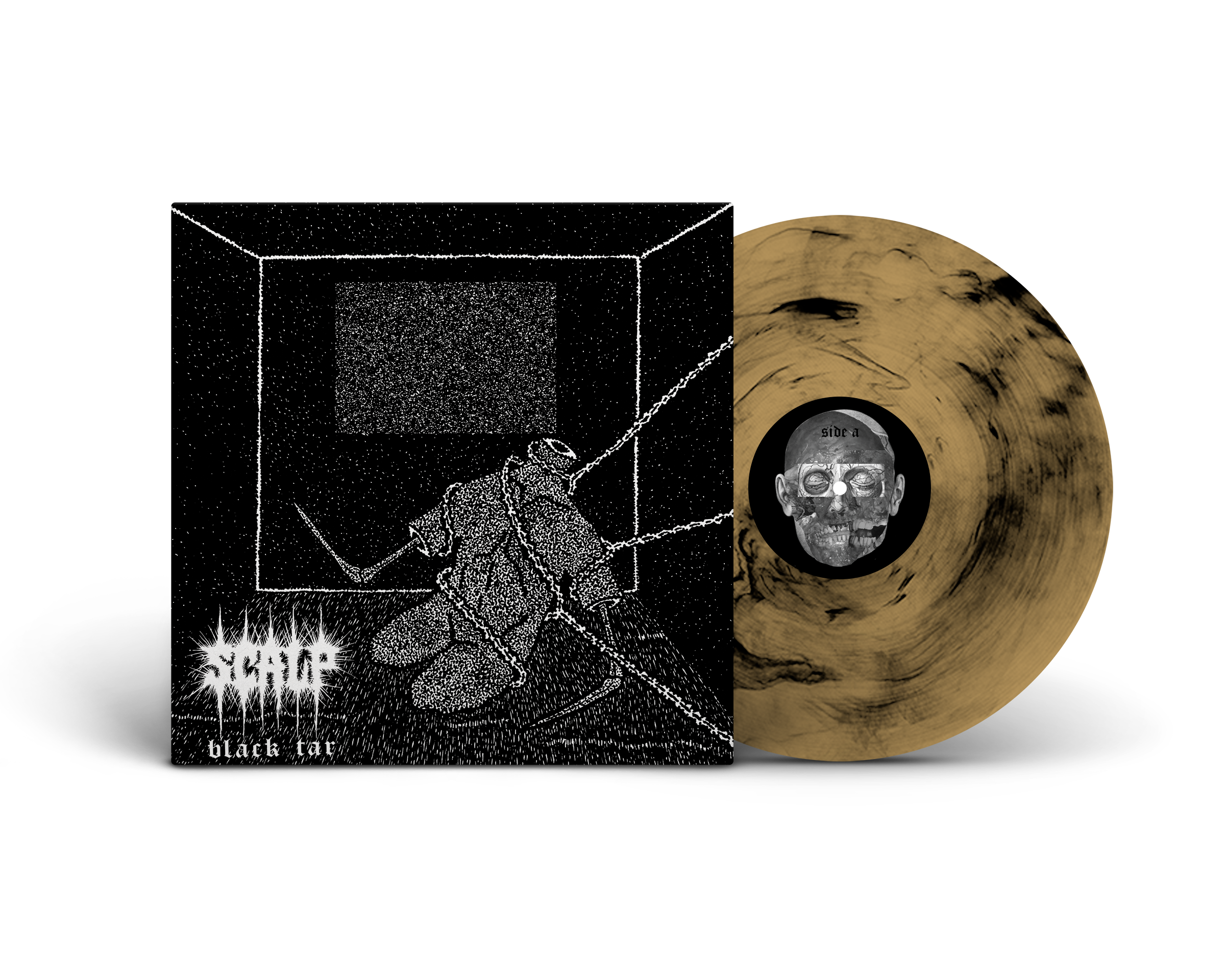 scalp-black-tar-vinyle-lp-white-blue-marble image 5