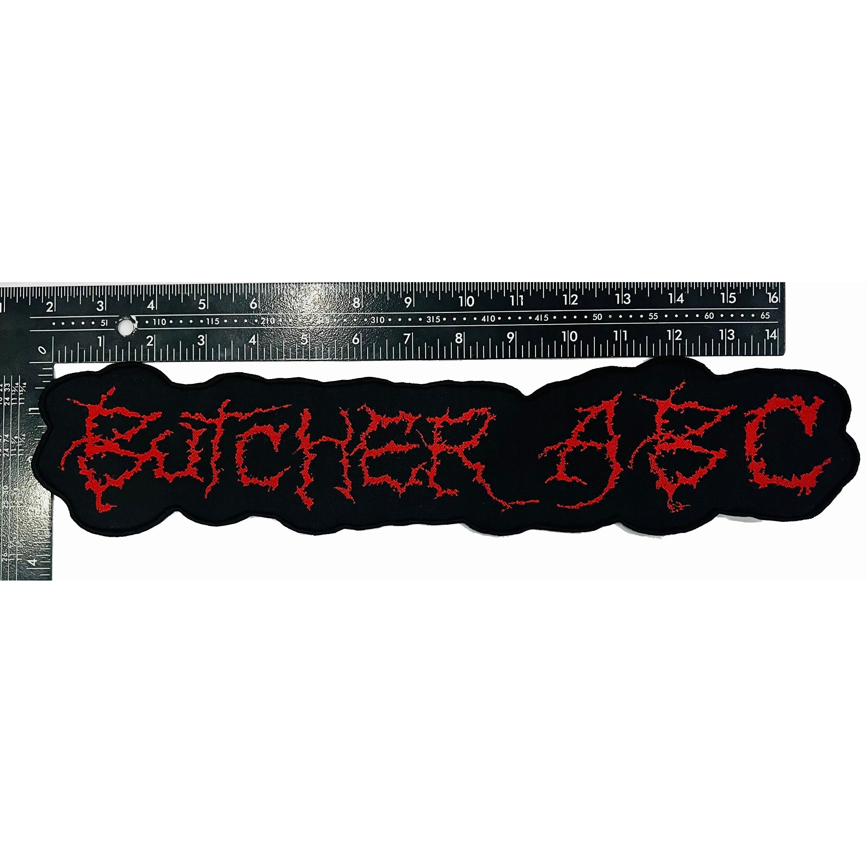 butcher-abc-logo-patch-tiss-oversize-bordure-noire image 3