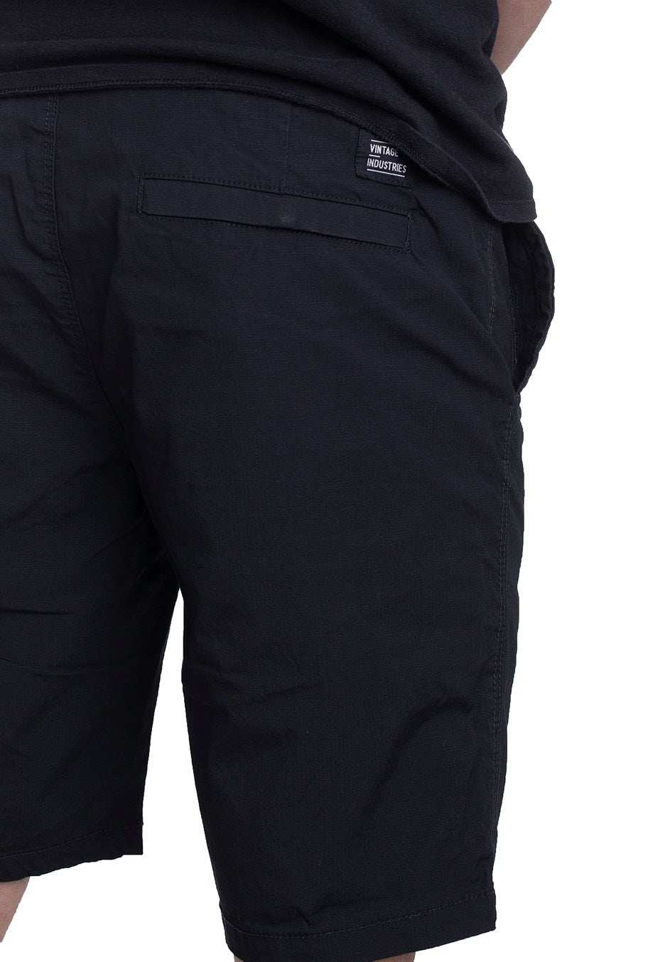 vintage-industries-kaiden-steel-short-gris-homme-coupe-droite image 4