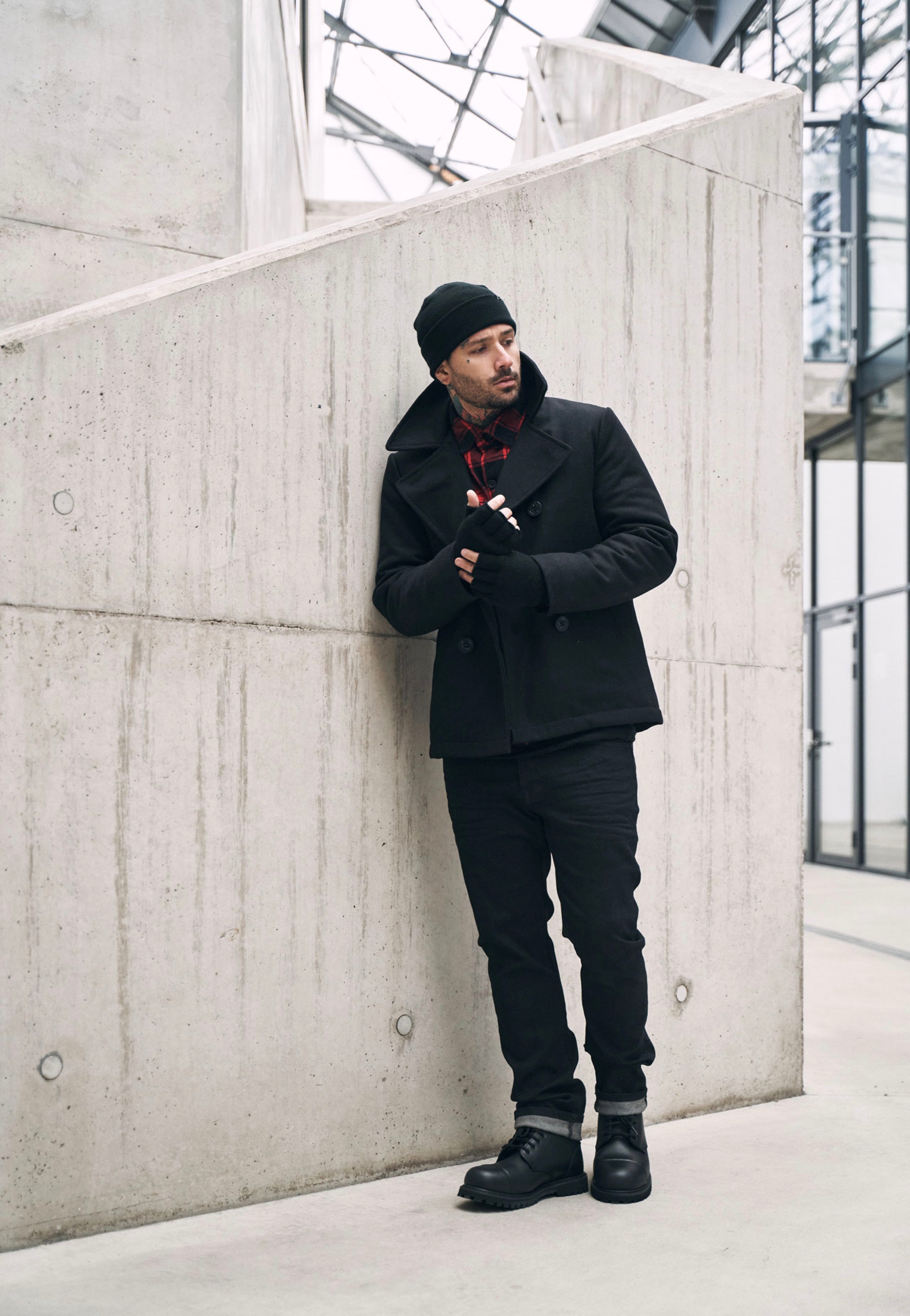 brandit-pea-black-veste-hiver-noire-xl-homme image 2