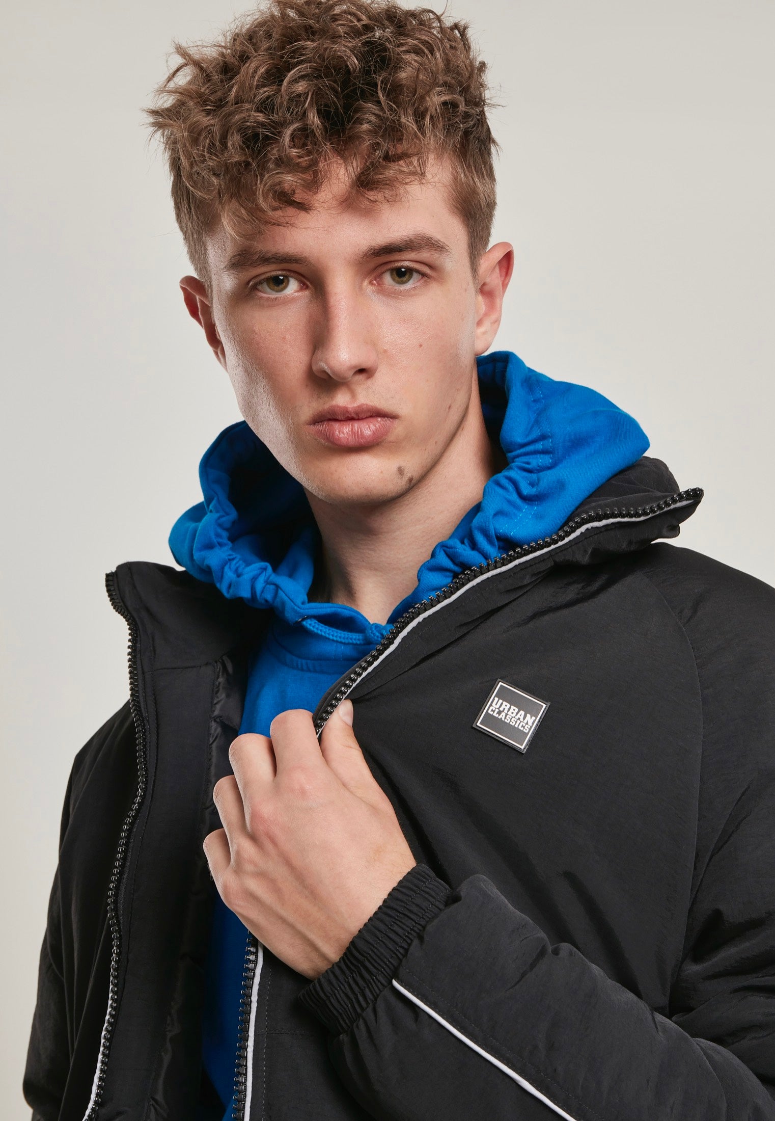 urban-classics-reflective-piping-black-veste-noire-taille-m image 7