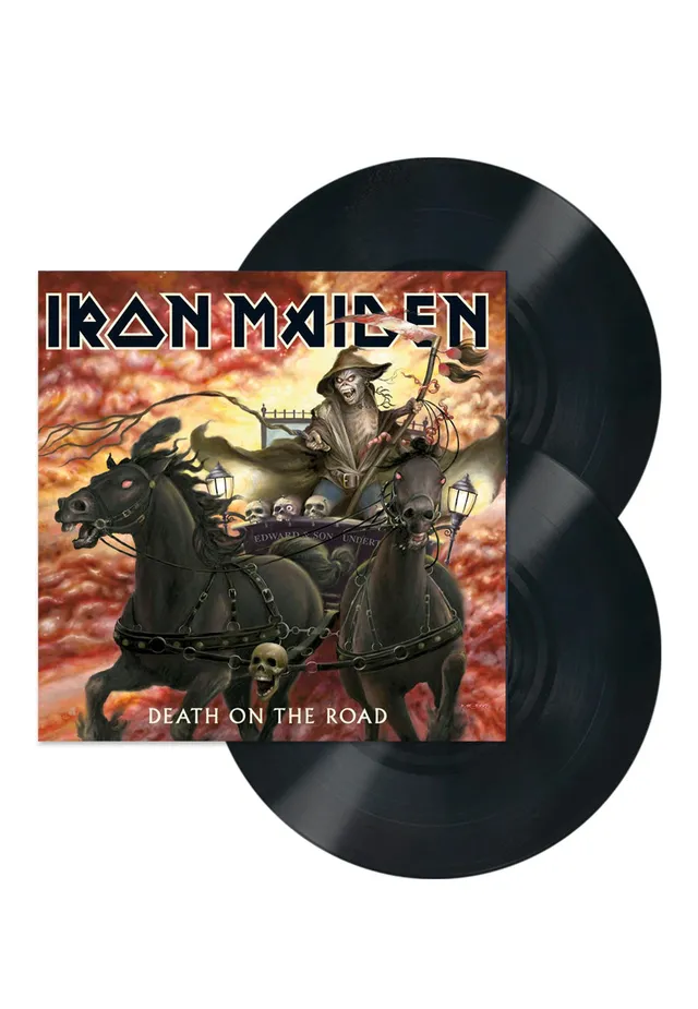 iron-maiden-death-on-the-road-live-double-vinyle-2-lp-heavy image 1