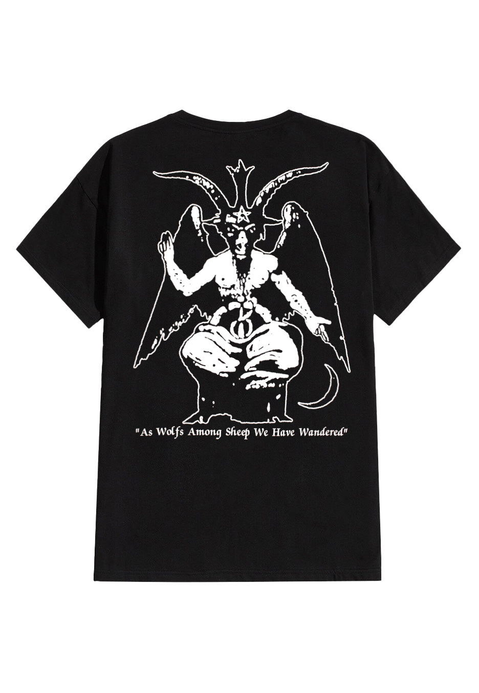 darkthrone-baphomet-t-shirt-homme-noir-manches-courtes image 2