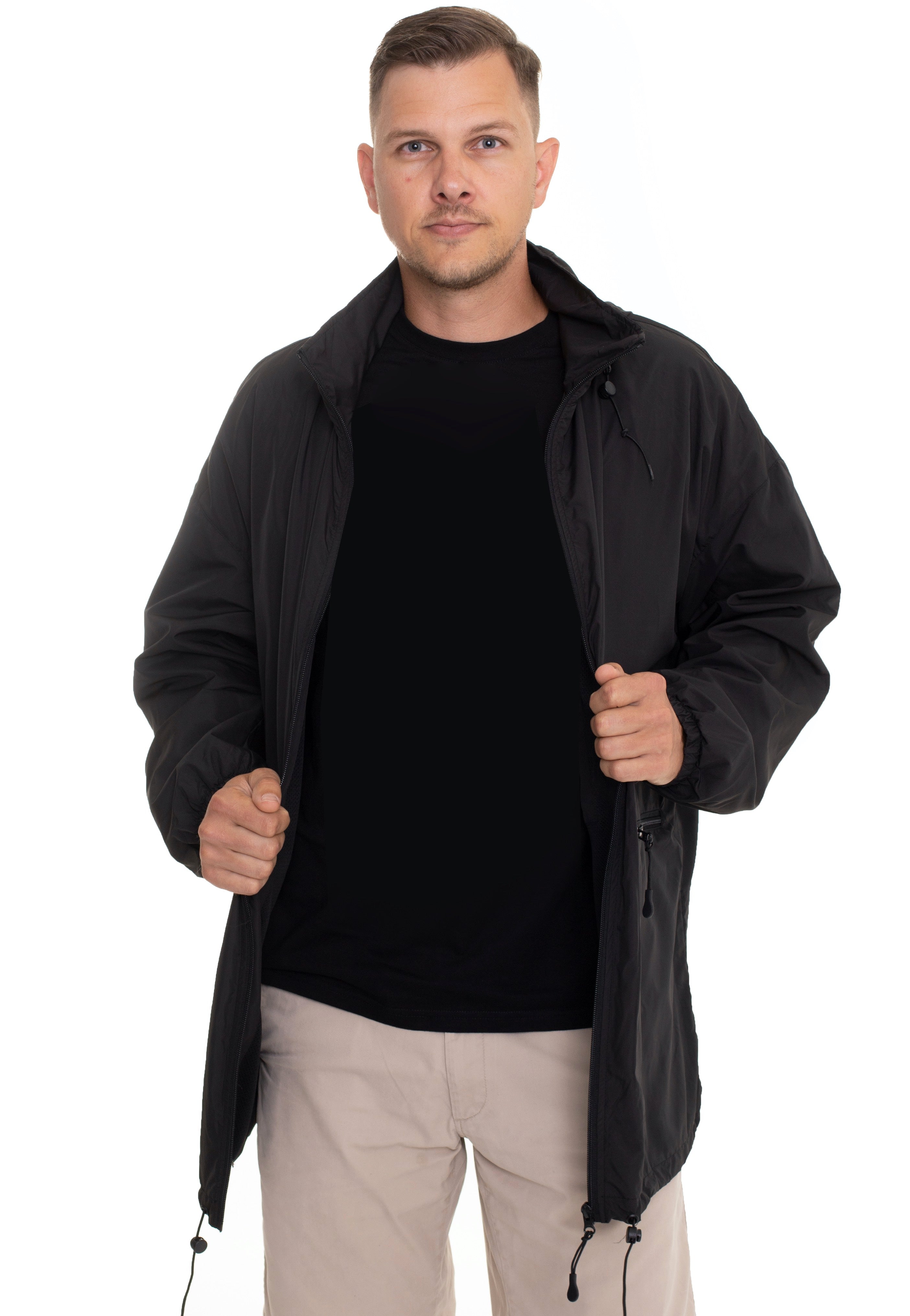 urban-classics-oversized-track-veste-noire-homme image 3