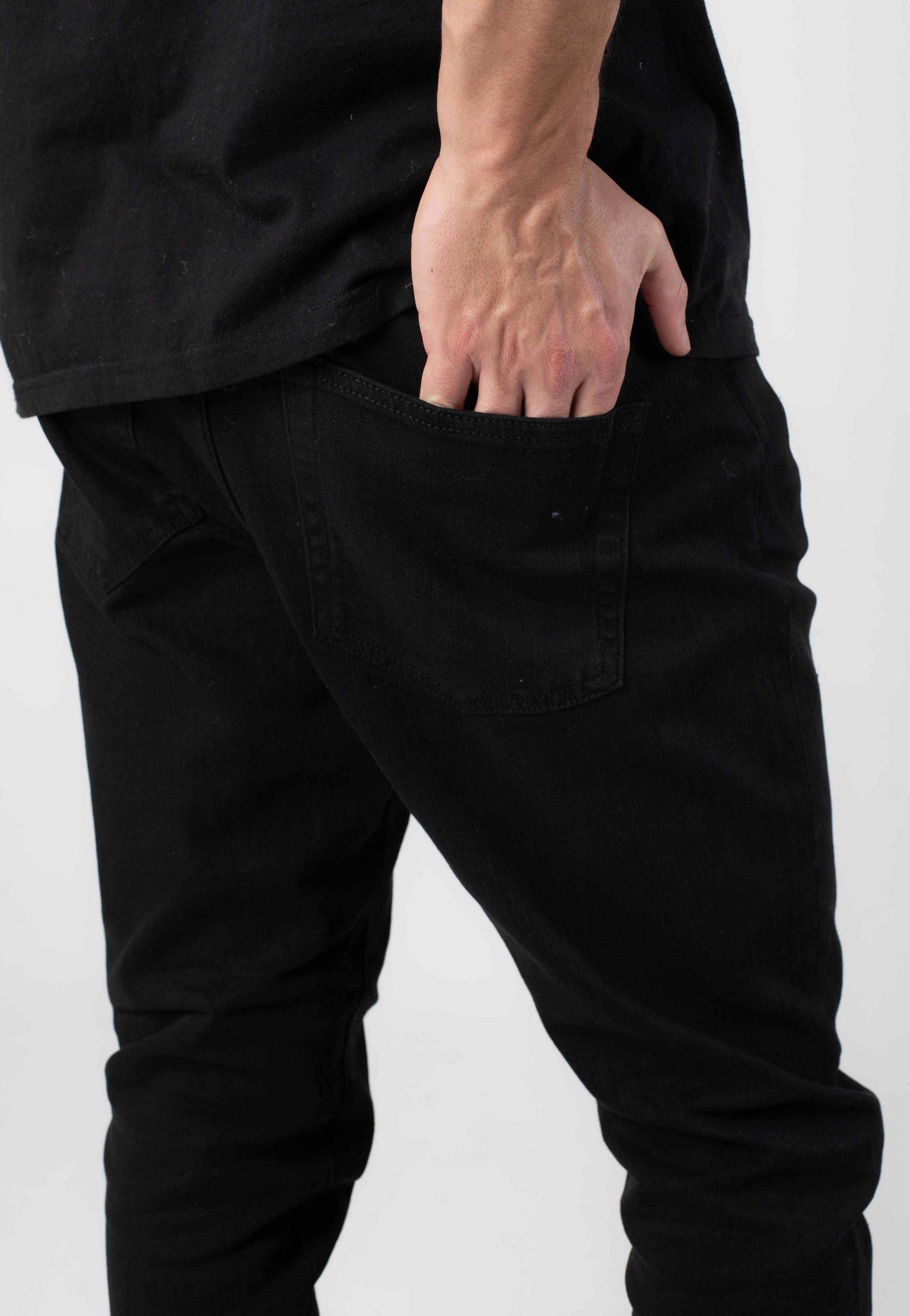 only-sons-rope-slim-jean-noir-tapered-homme image 6
