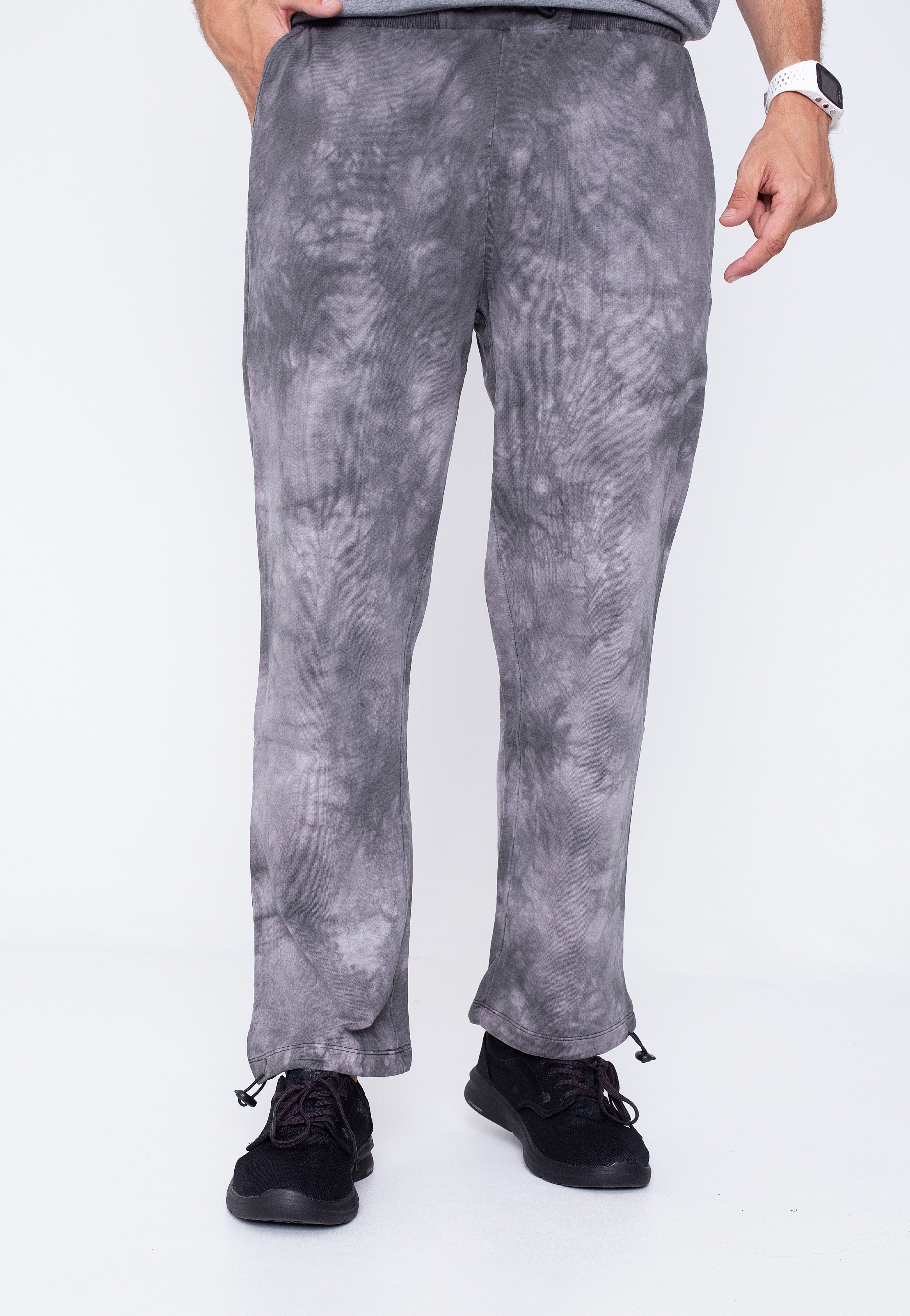 urban-classics-tye-dyed-black-bird-jogging-gris-chin-taille-m image 1