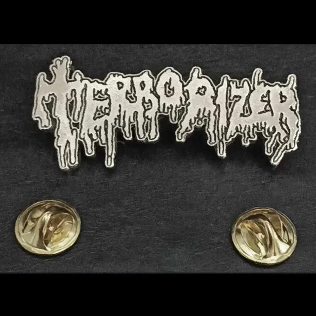 terrorizer-pin-s-mail-logo-death-grind image 1