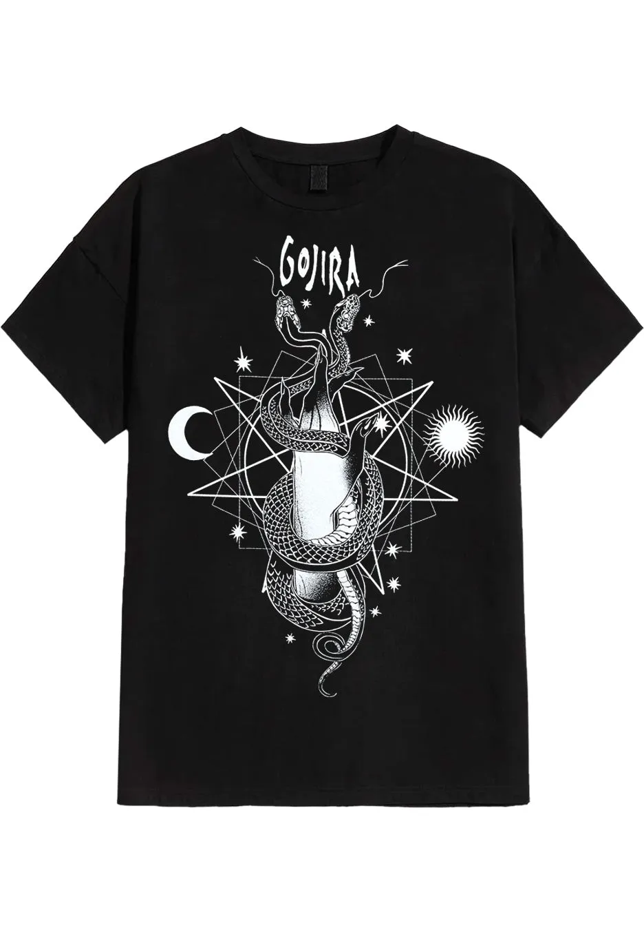 gojira-celestial-snakes-t-shirt-noir-homme-metal image 1