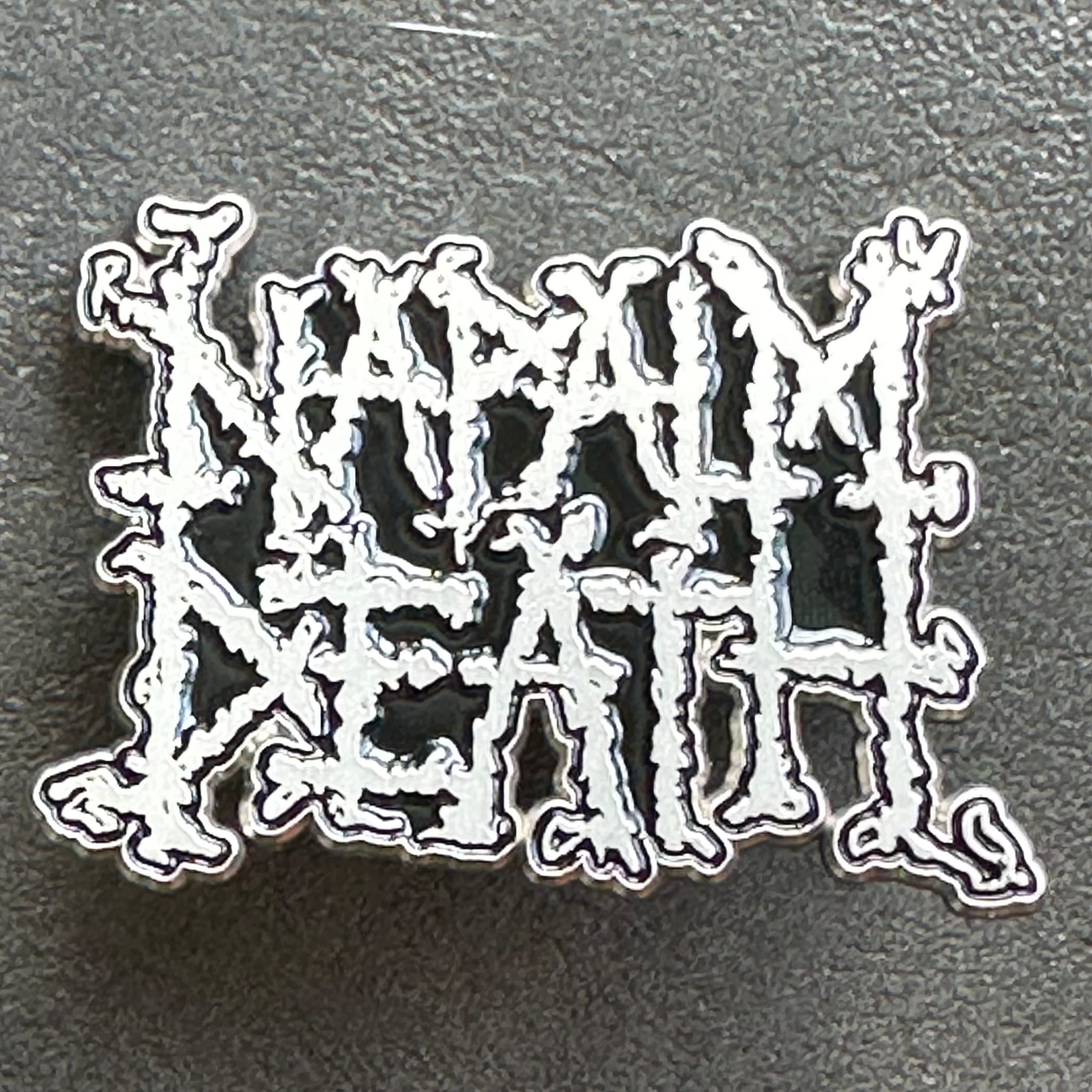 napalm-death-logo-pin-s-mail-55-x-40-mm image 1