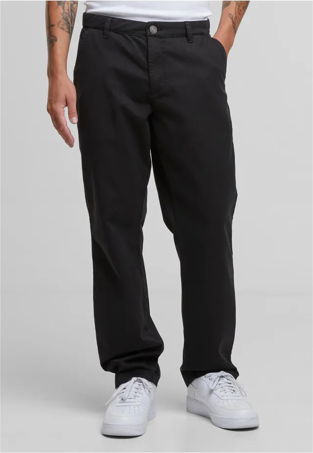 urban-classics-basic-chino-pantalon-noir-homme image 1
