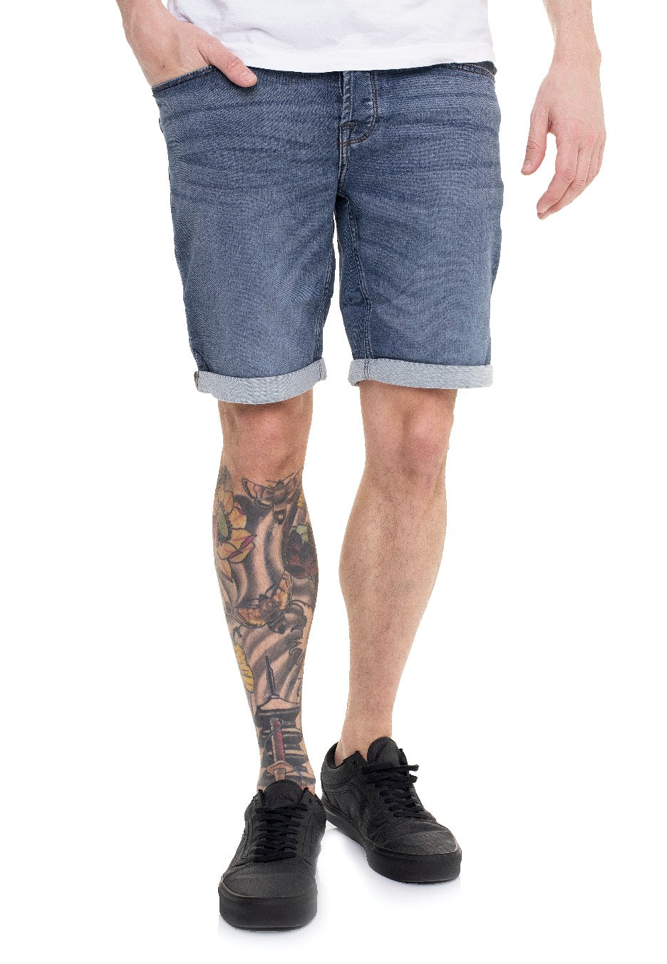 only-sons-ply-life-short-jean-bleu-homme image 1