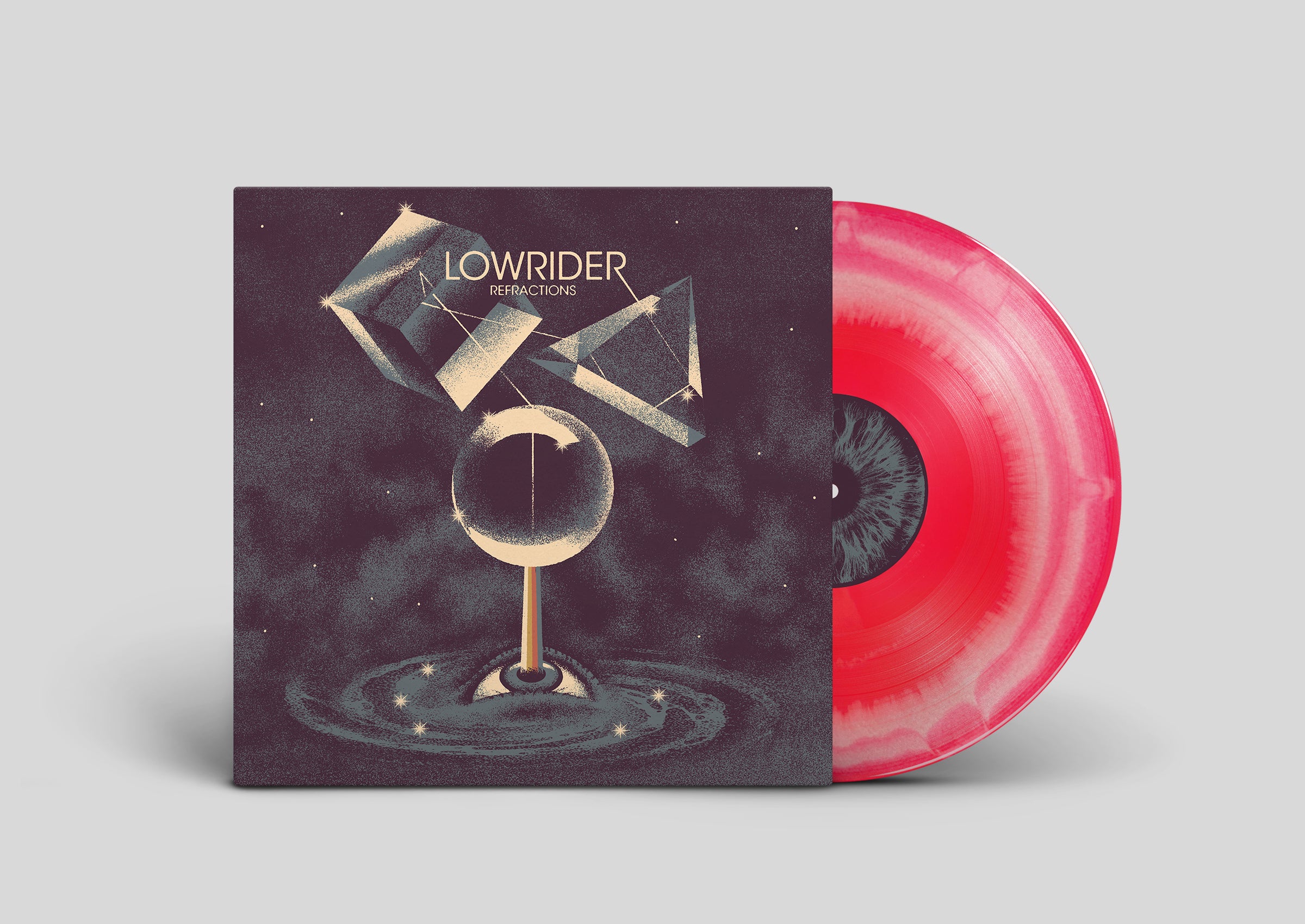 lowrider-refractions-lp-vinyle-couleur-blanc-magenta image 1