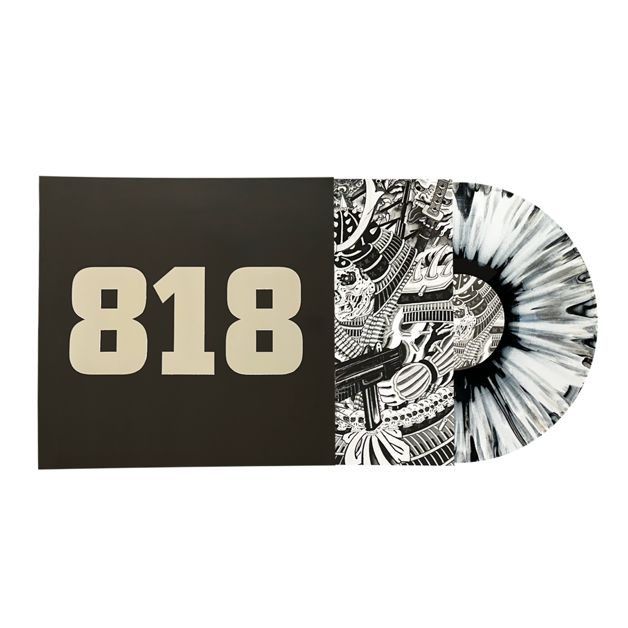 god-s-hate-818-edition-vinyle-lp-noir-blanc-splatter image 1