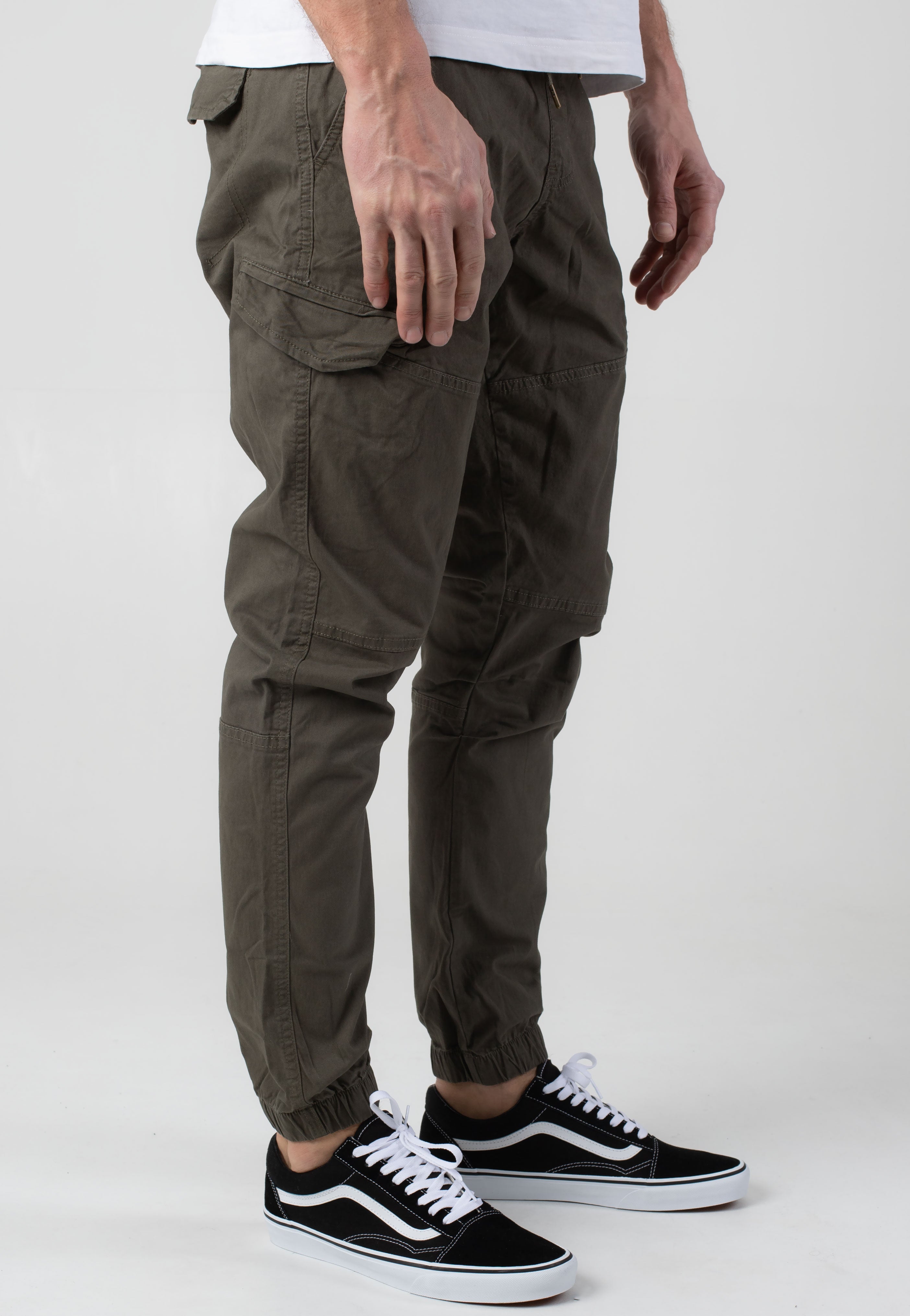 levino-army-indicode-pantalon-cargo-vert-homme image 3