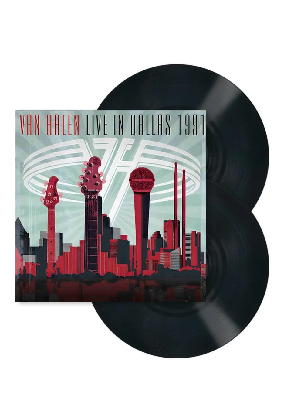 van-halen-live-in-dallas-1991-double-vinyle-hard-rock image 1