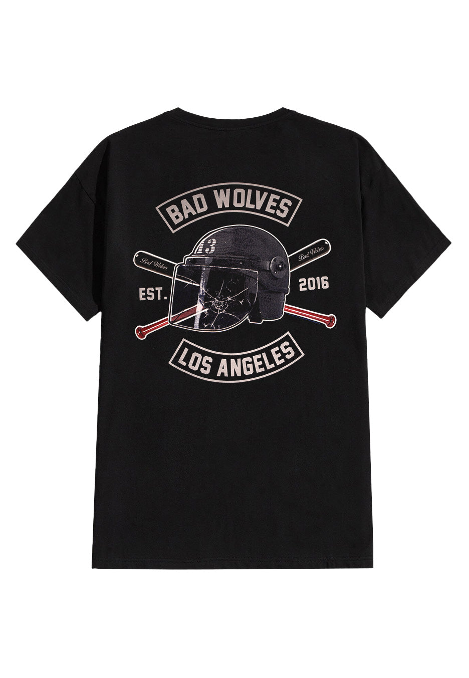 bad-wolves-los-angeles-t-shirt-rock-noir-homme-m image 2