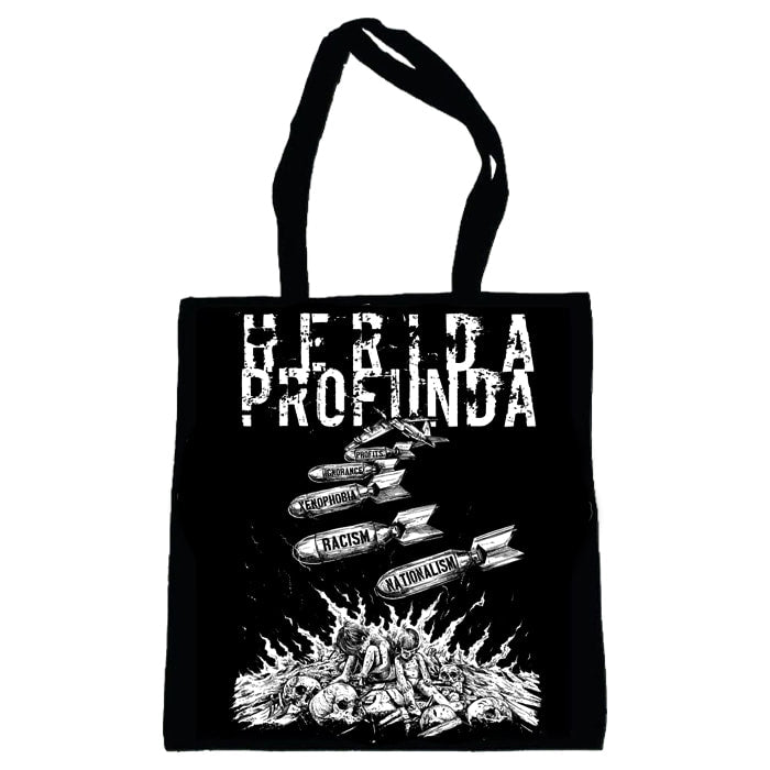 herida-profunda-refugees-welcome-tote-bag-coton image 1