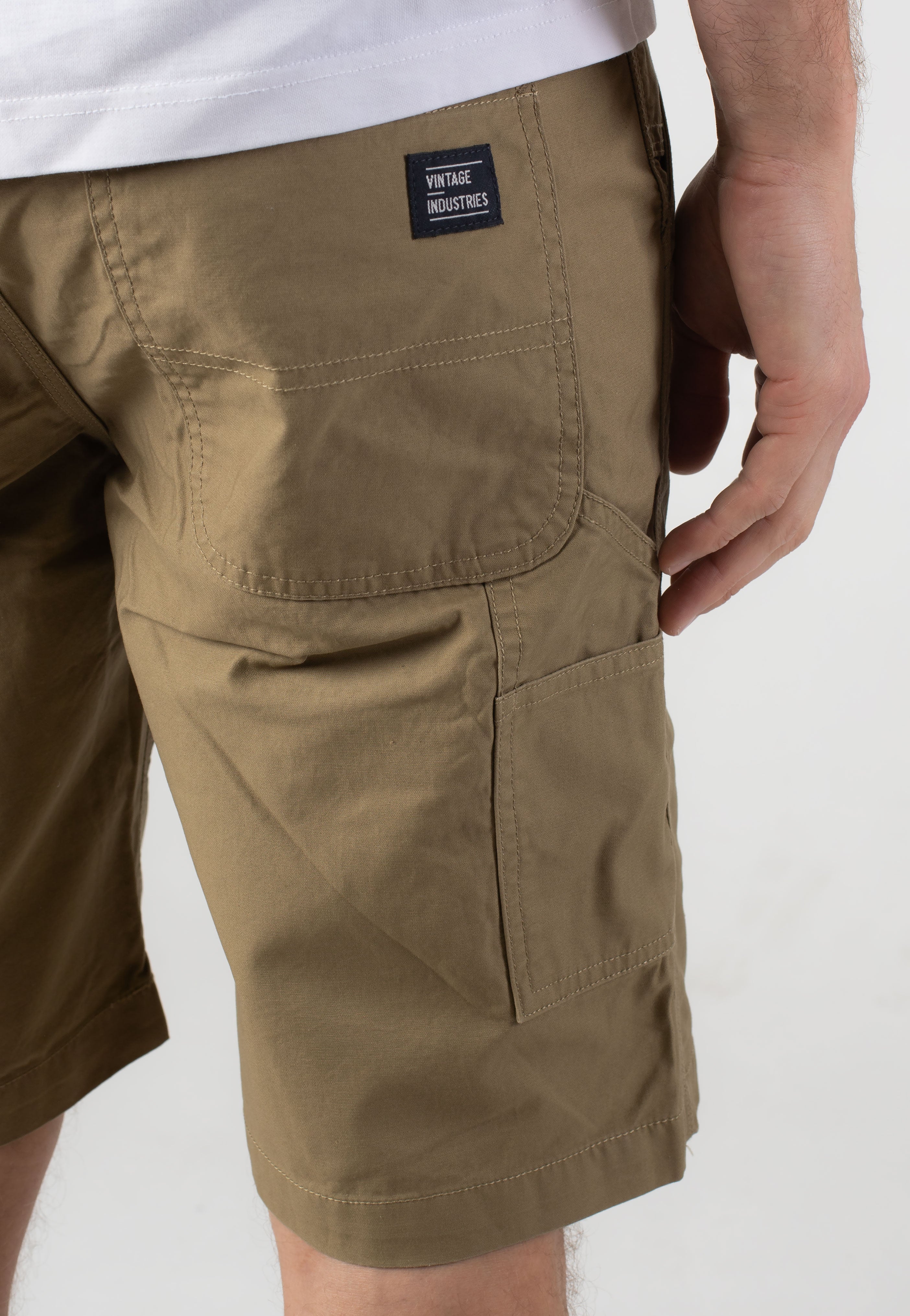 vintage-industries-alcott-sand-short-cargo-beige-coton image 4