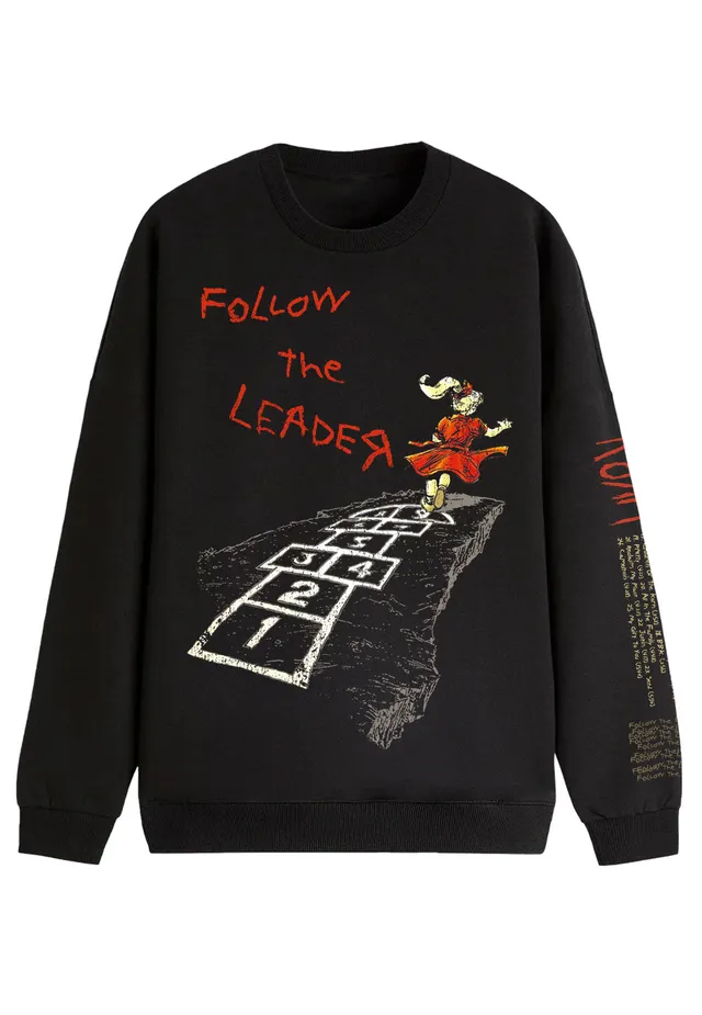 korn-follow-the-leader-sweatshirt-noir-homme-manches-longues image 1