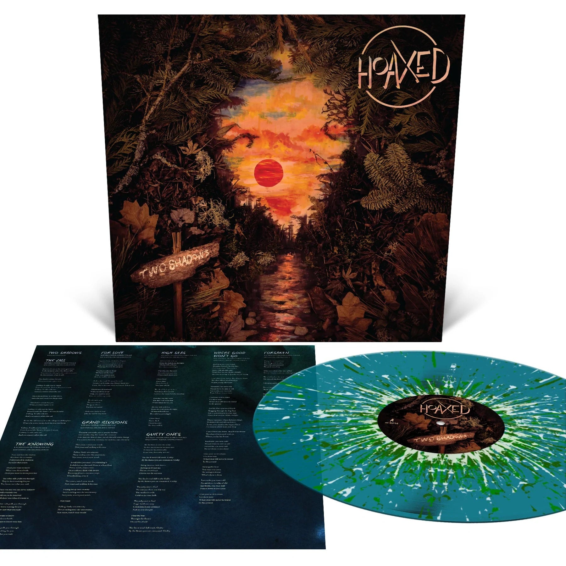 hoaxed-two-shadows-vinyle-lp-sea-blue-splatter-limit image 1